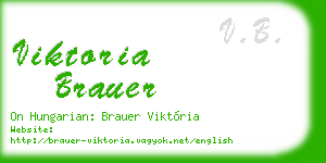 viktoria brauer business card