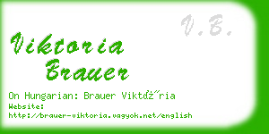 viktoria brauer business card